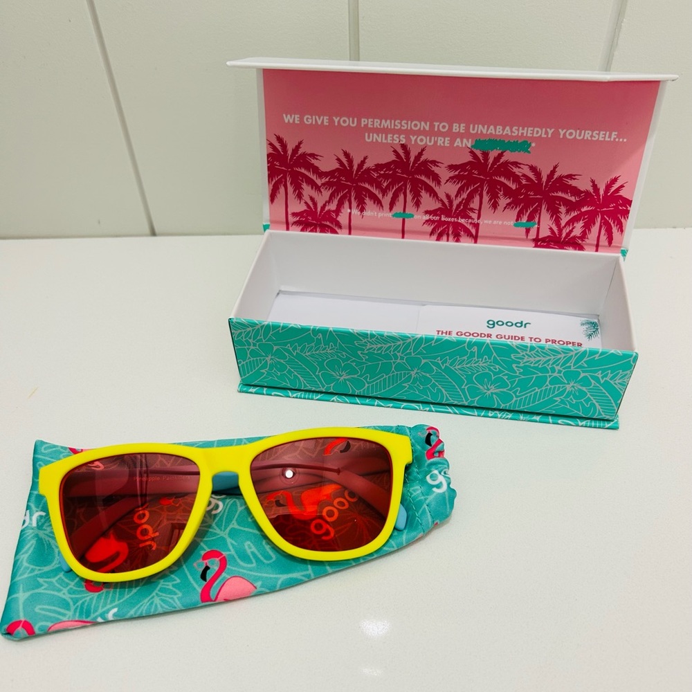 Goodr Pineapple Painkillers Sunglasses